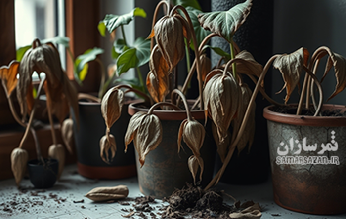 10 دلیل مرگ گیاهان آپارتمانی